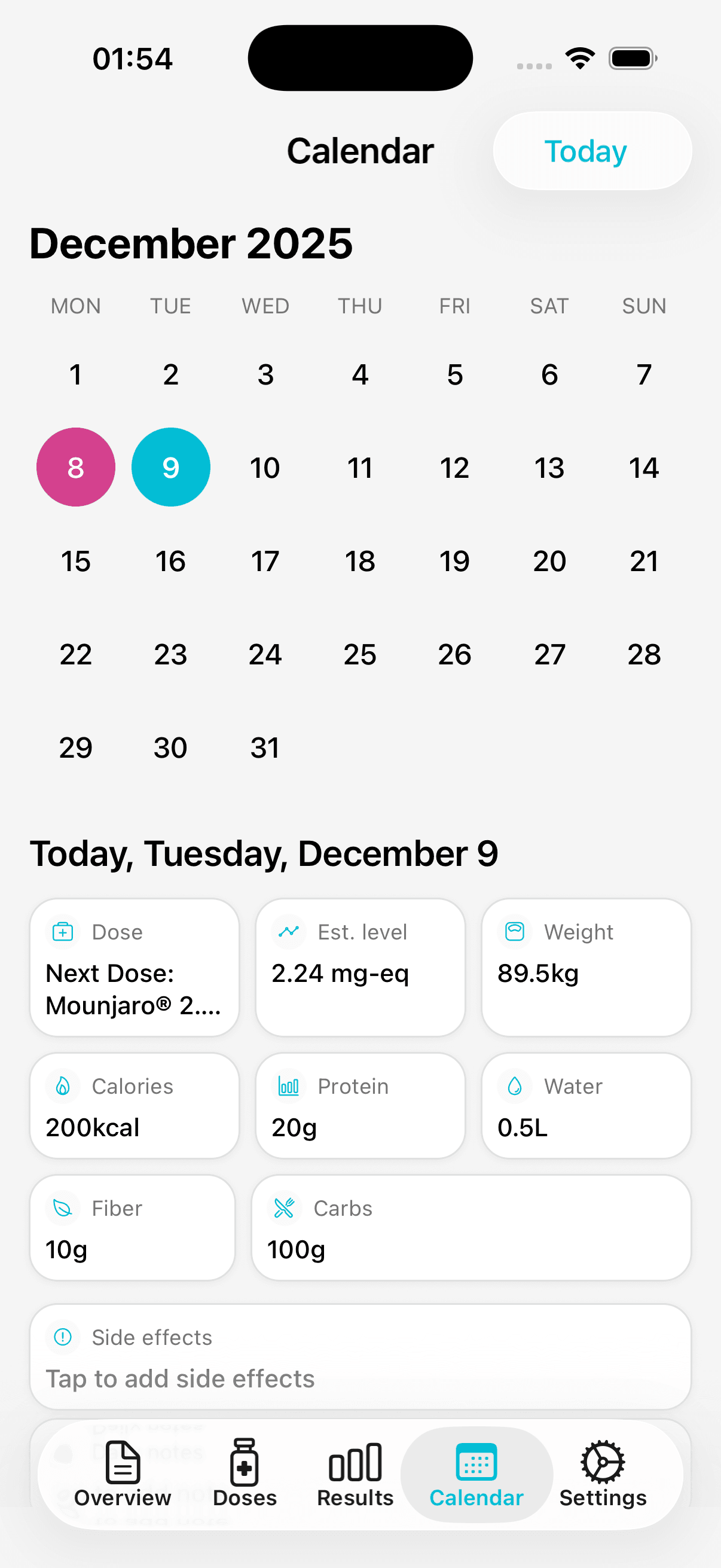 Daily Health Summary